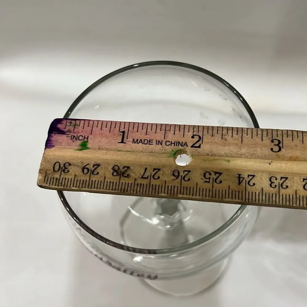 Pahrump Valley Winery Clear Wine Bar Glass 8 Oz 6 1/4 In Tall 2 3/4 In Round